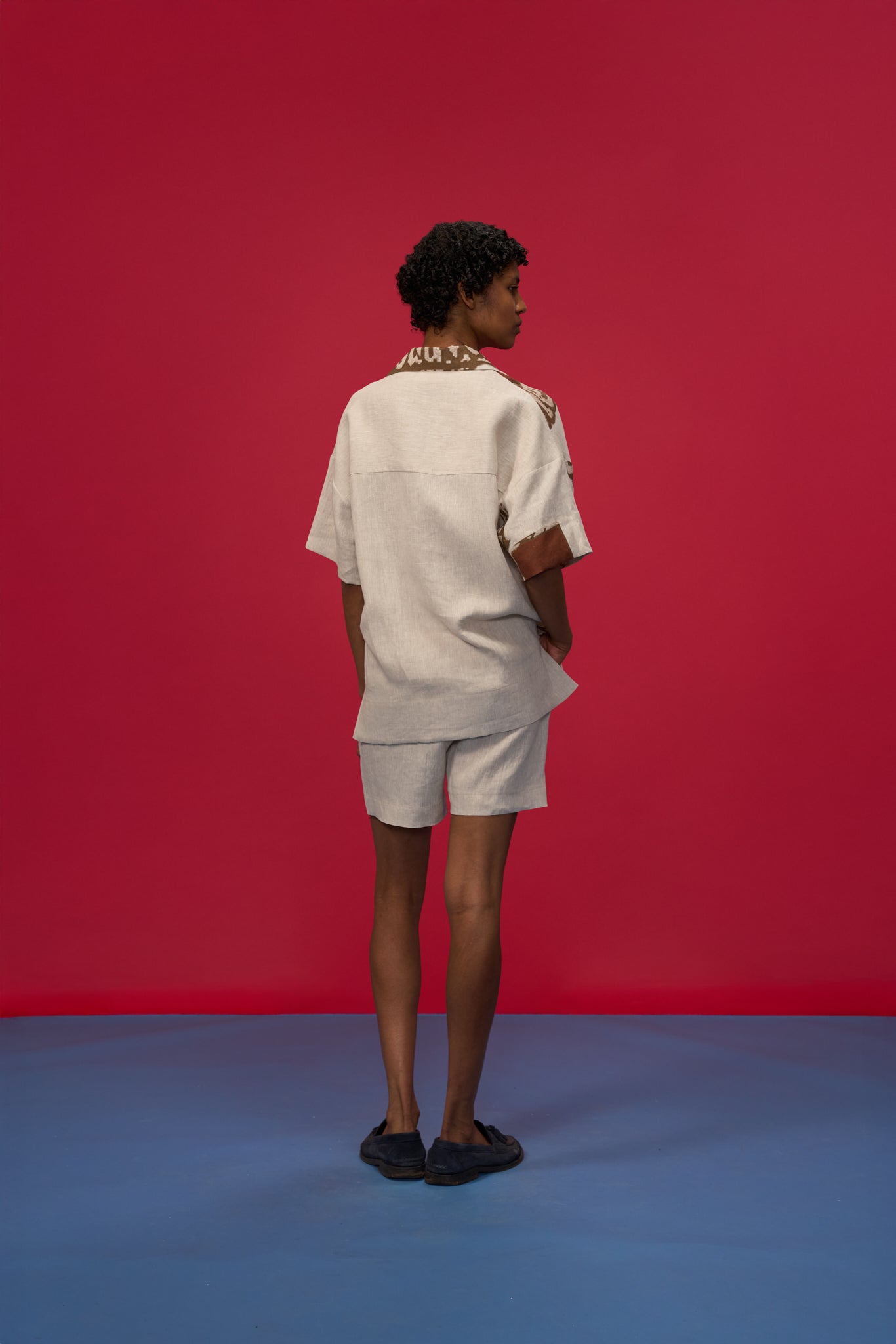SUAVE RED & CREAM SHORT SLEEVE SHIRT