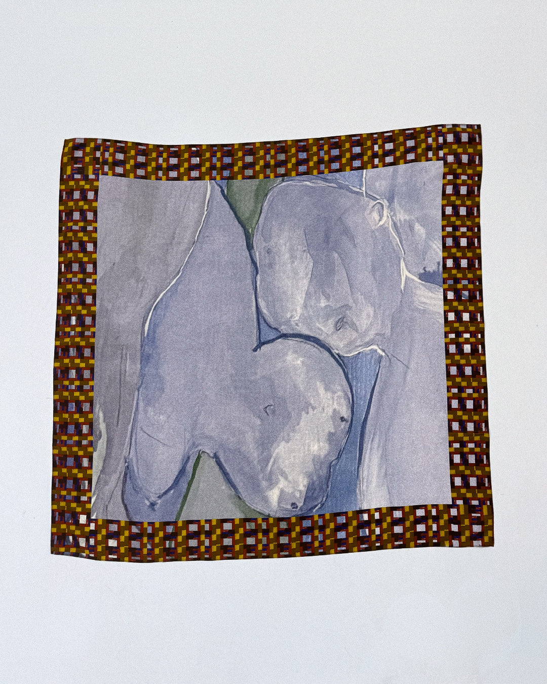 The Twins Silk Scarf
