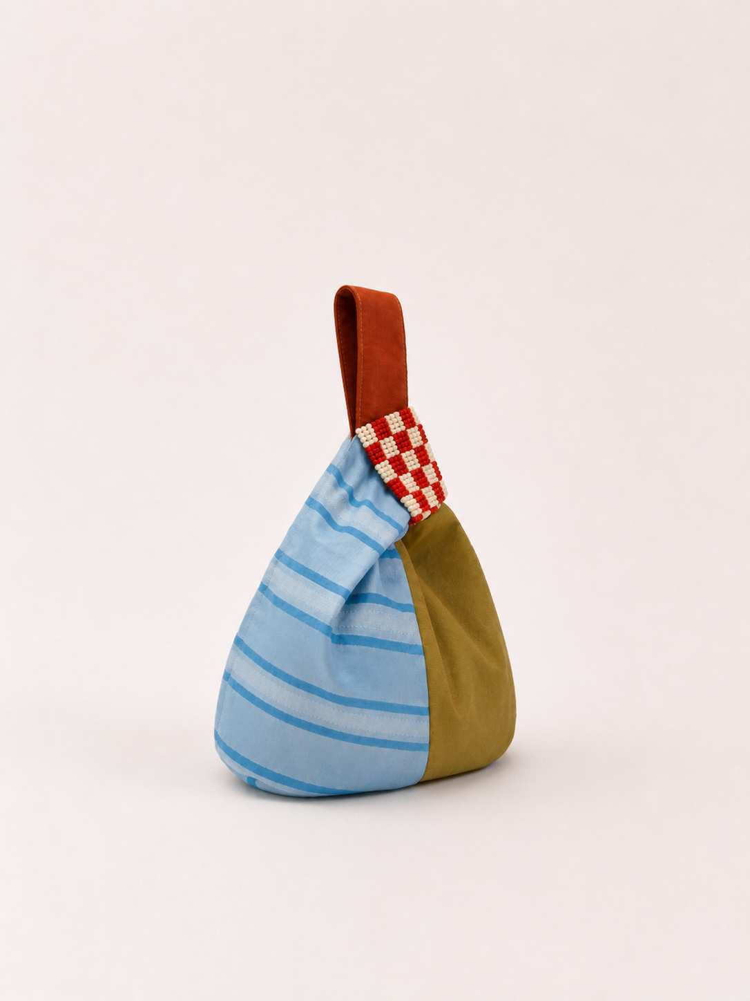 Piropo Knot Bag Olive & Celeste