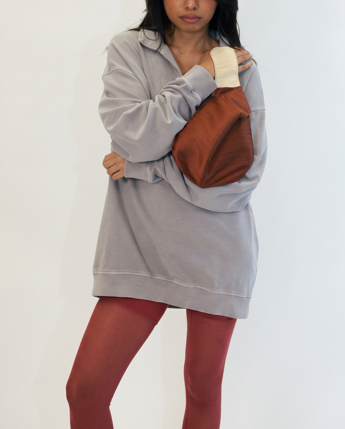 Piropo Reversible Knot Bag Cafe & Leche