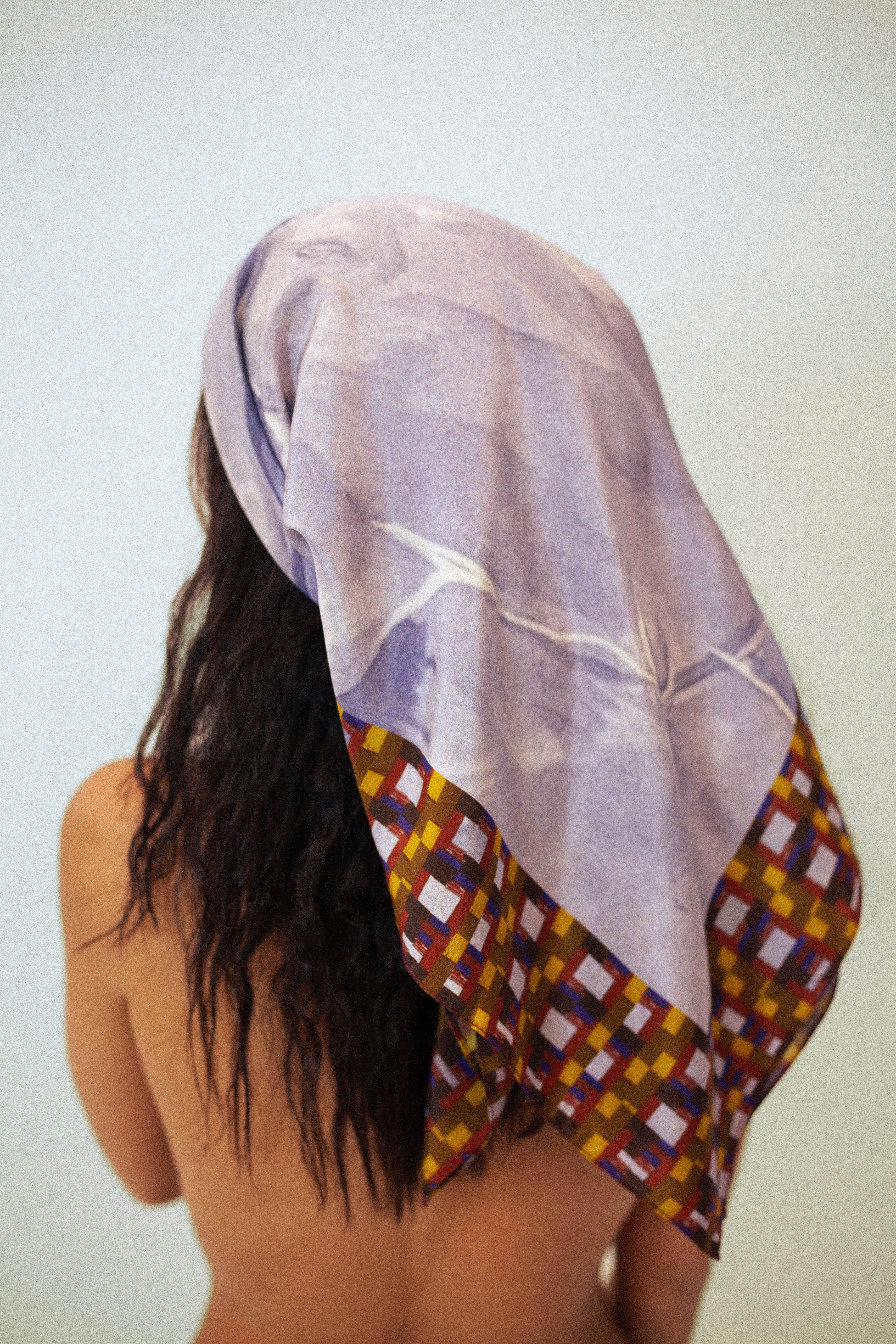 The Twins Silk Scarf