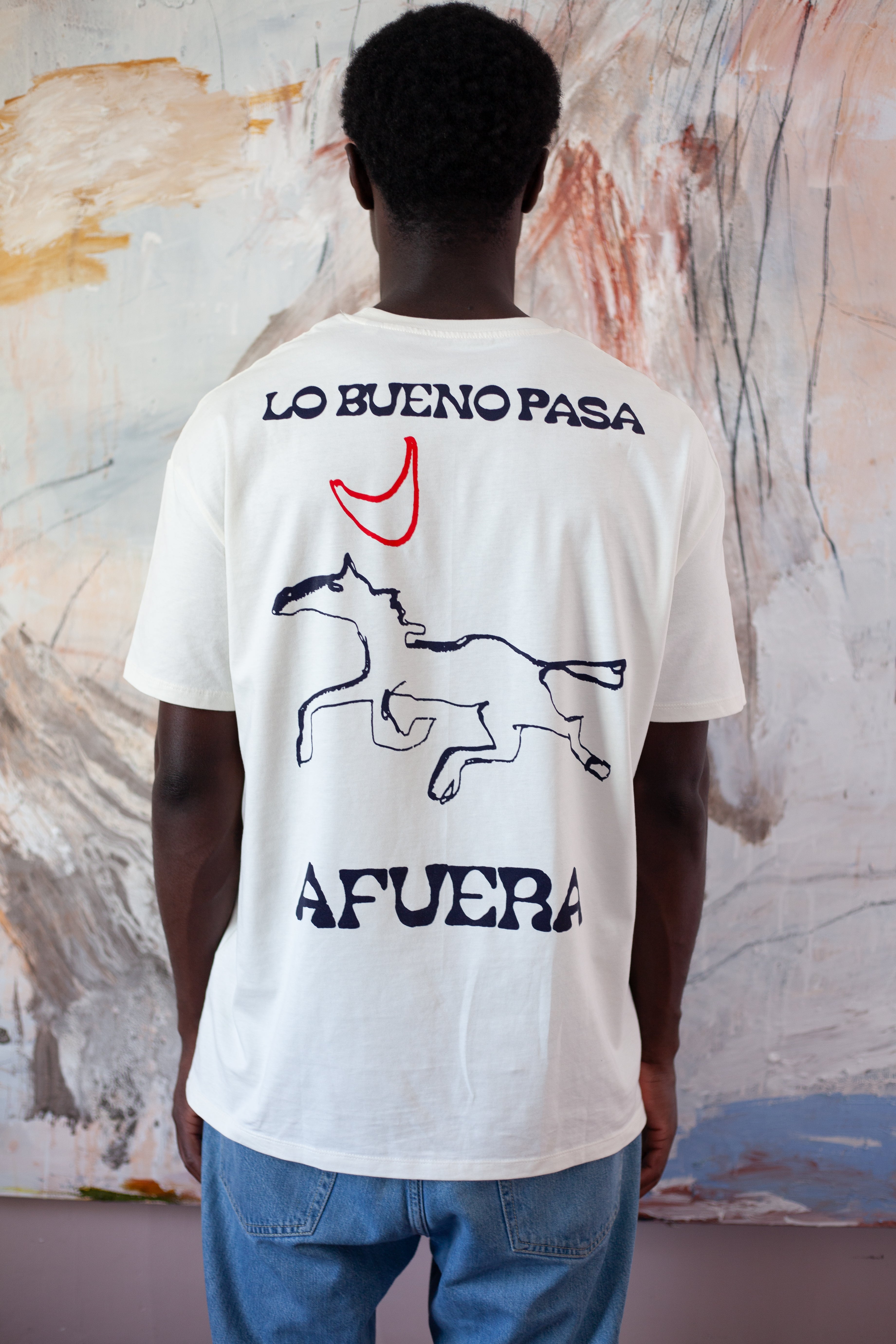 LO BUENO PASA AFUERA T-SHIRT OFF WHITE