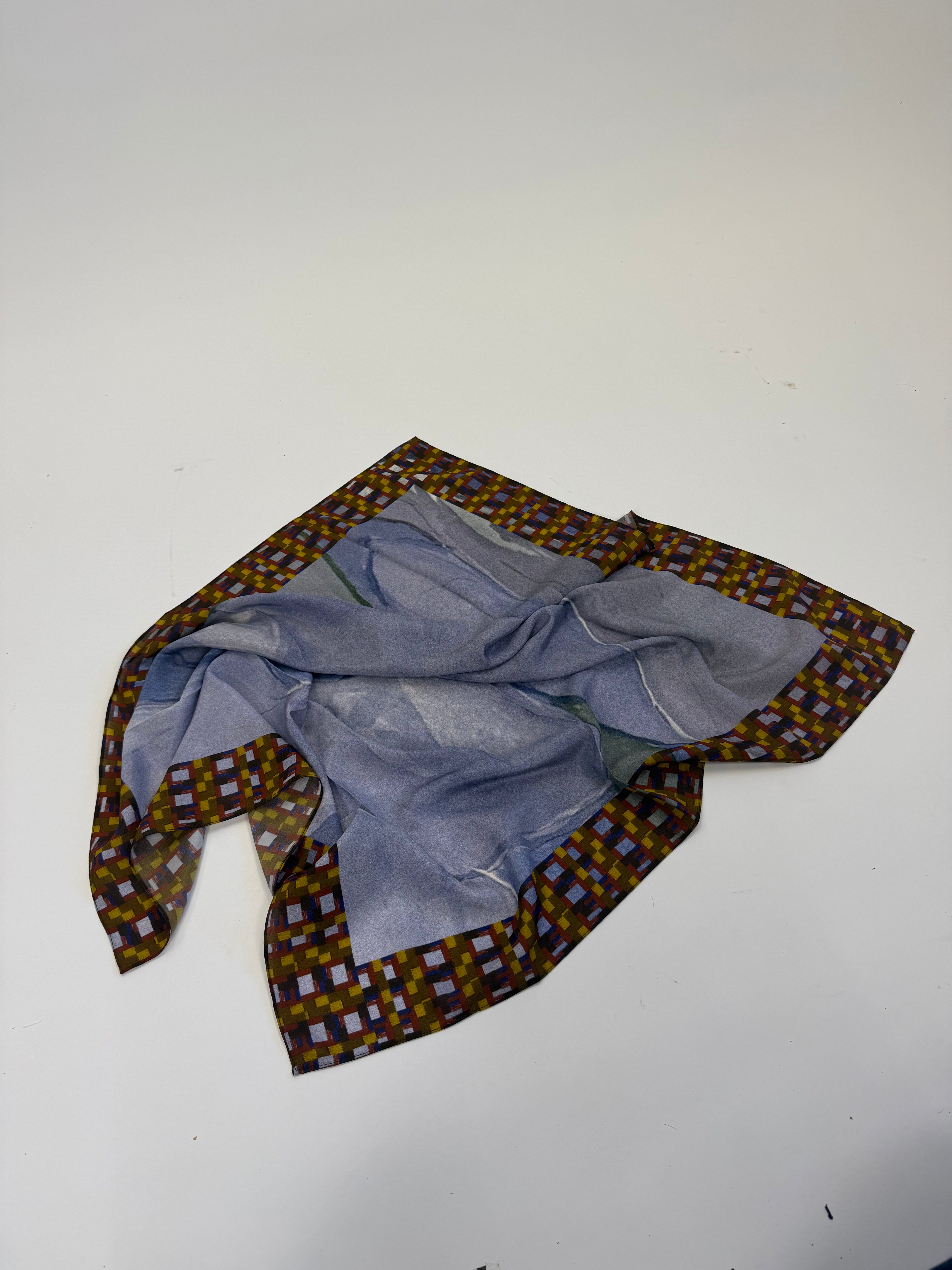 The Twins Silk Scarf