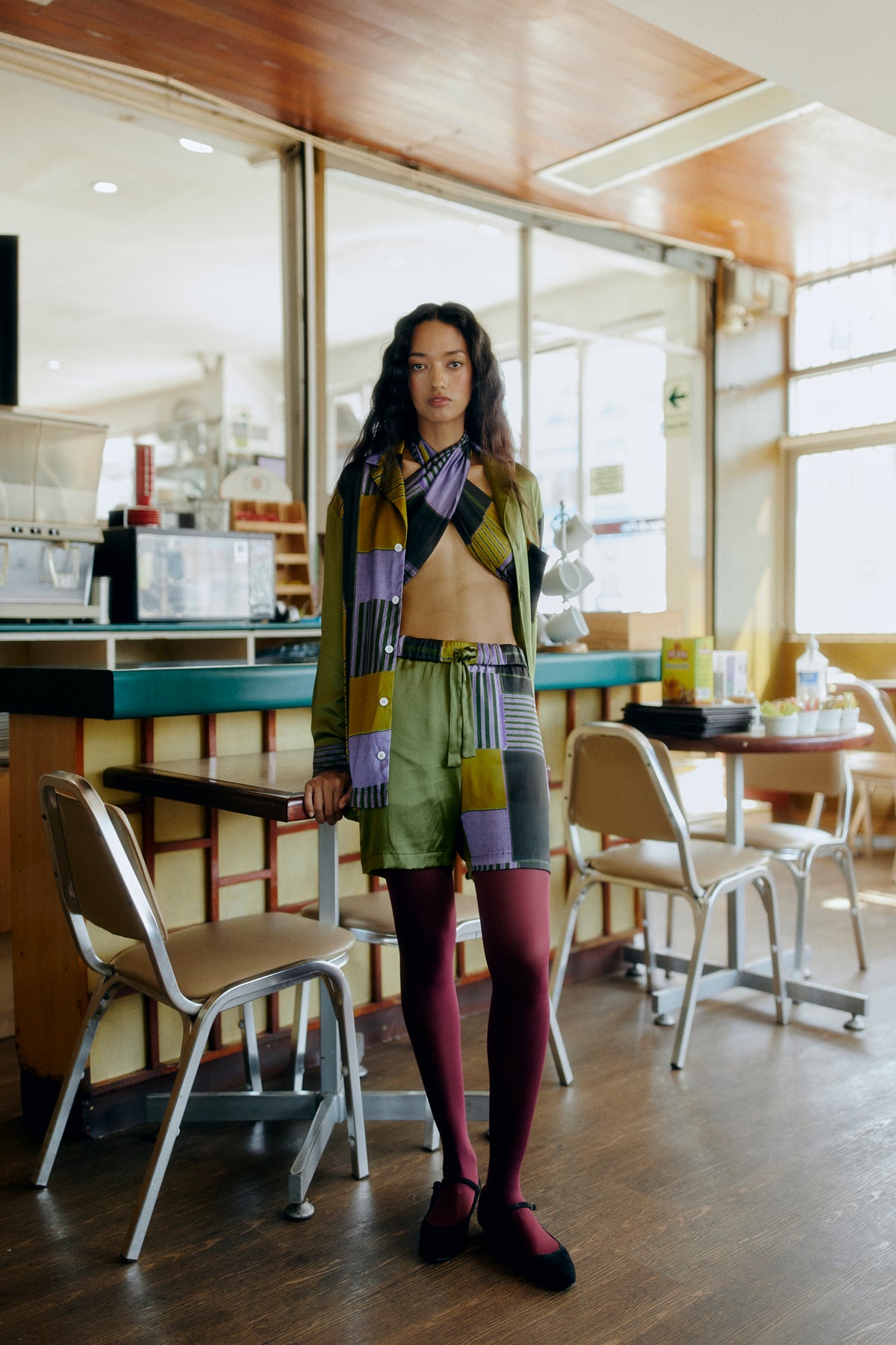 Moss Silk Shorts