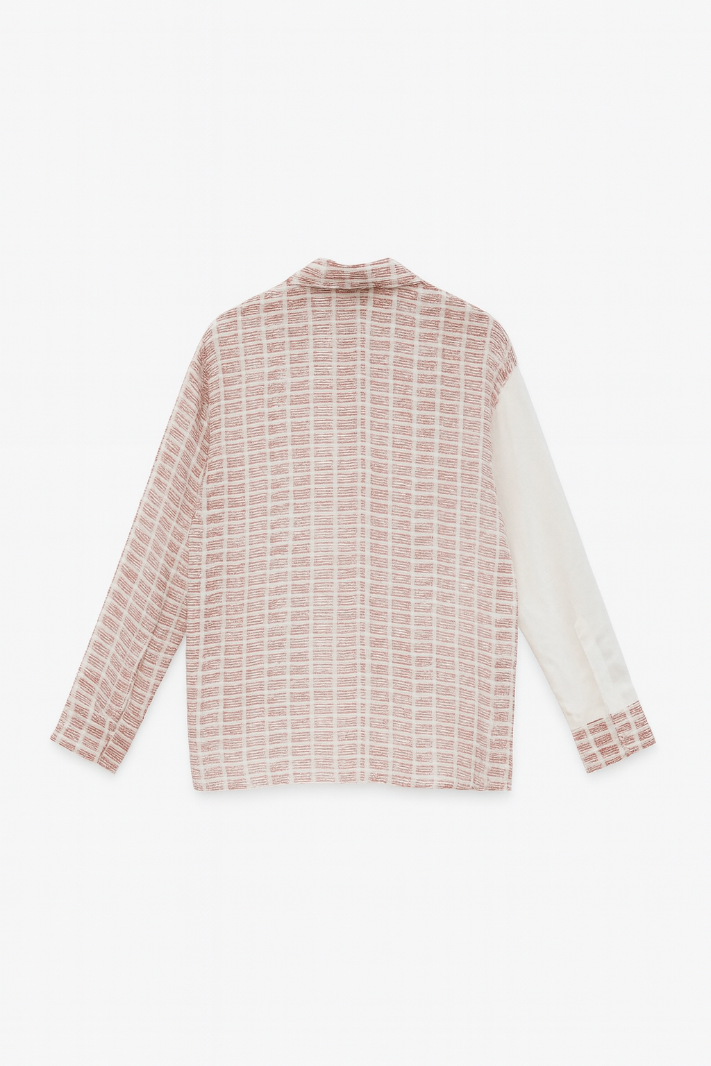 RICO RED LINEN LONG SLEEVE SHIRT