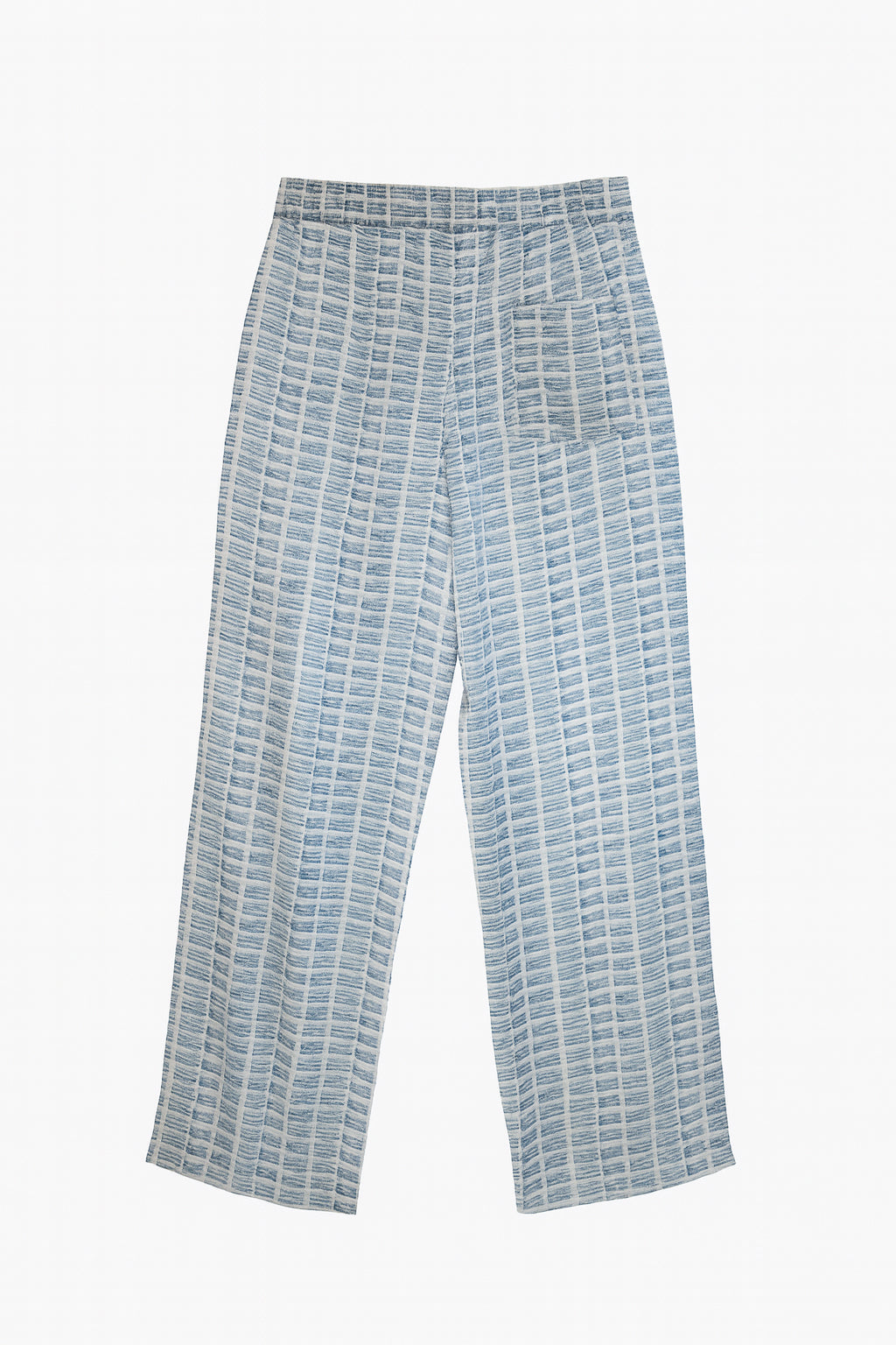 RICO BLUE SILK PANTS