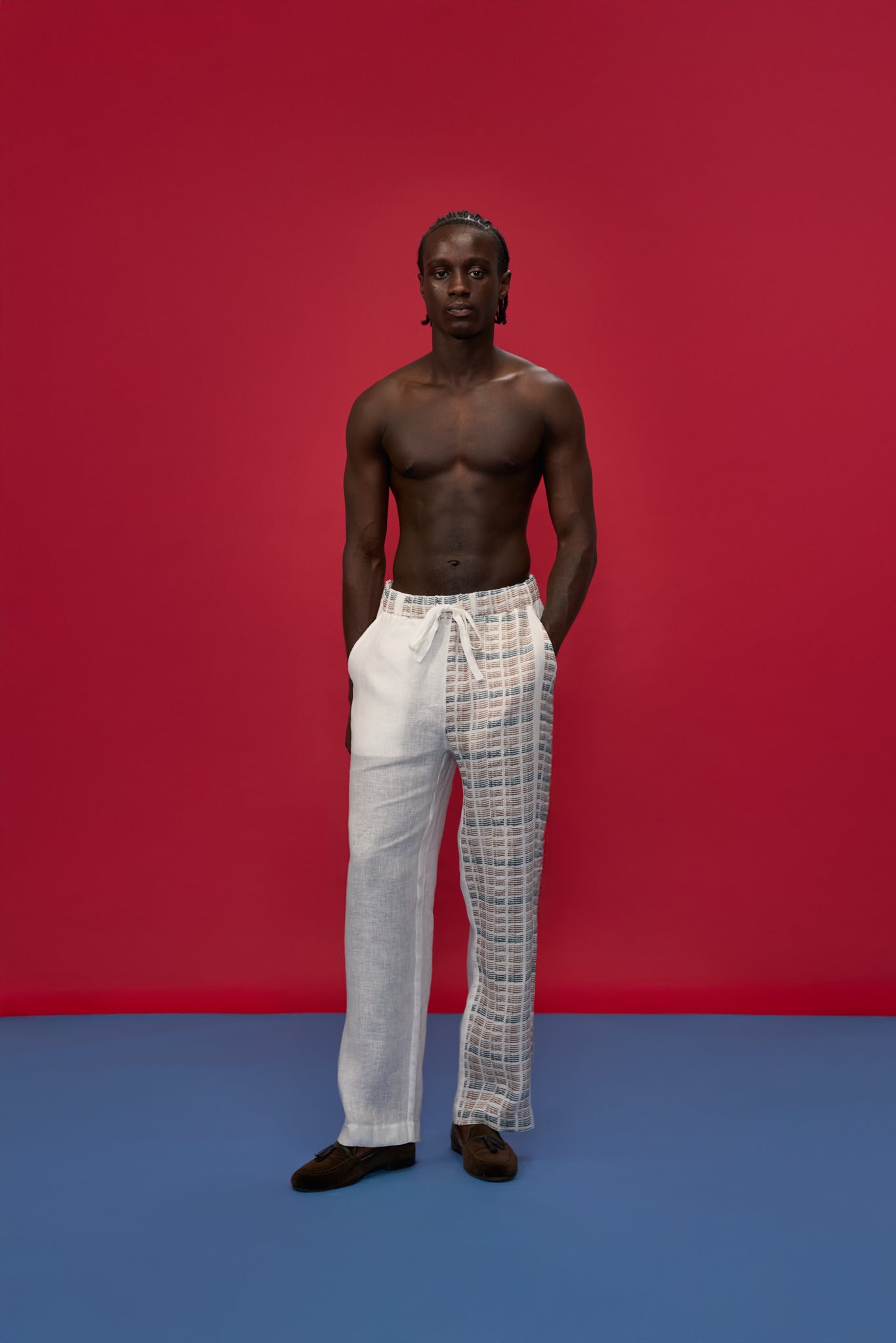 RICO RED & BLUE PANTS