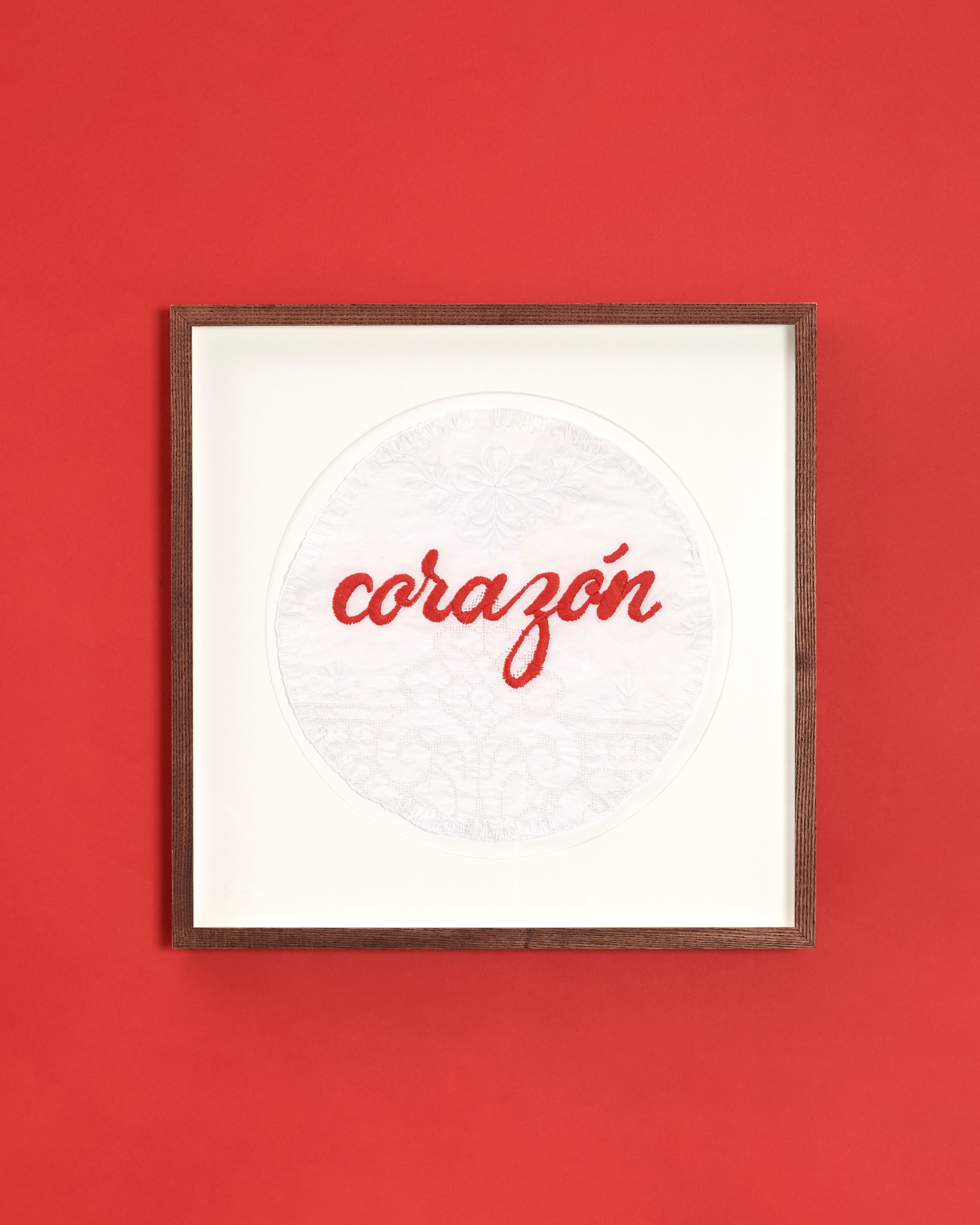 "Corazon" Wall hanging Costal / Framed