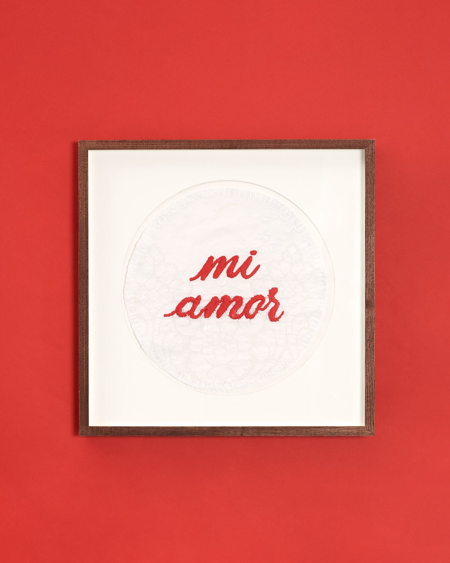 "Mi amor" Wallhanging Costal / Framed