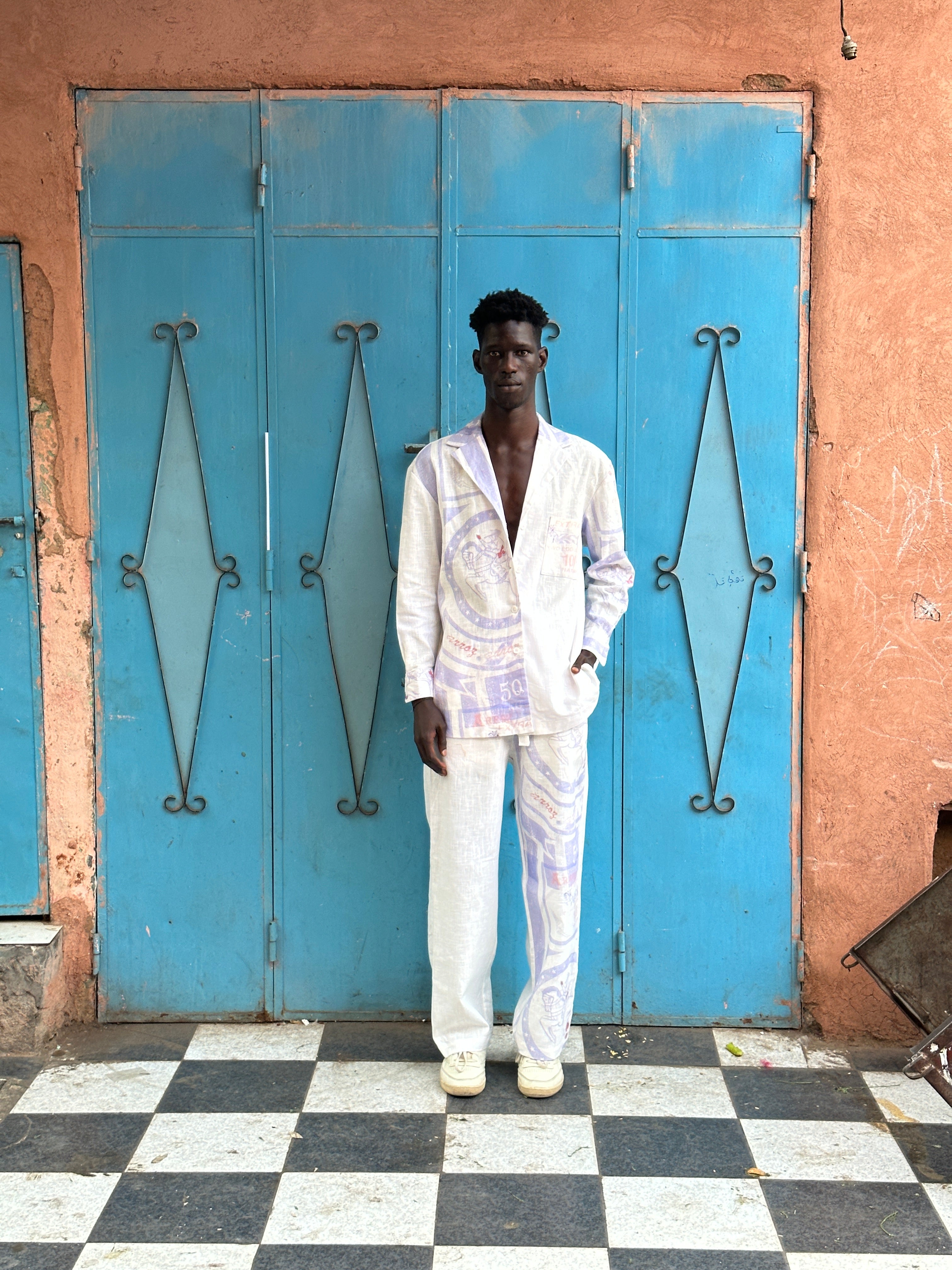 FEROZ LINEN LONG SLEEVE SHIRT