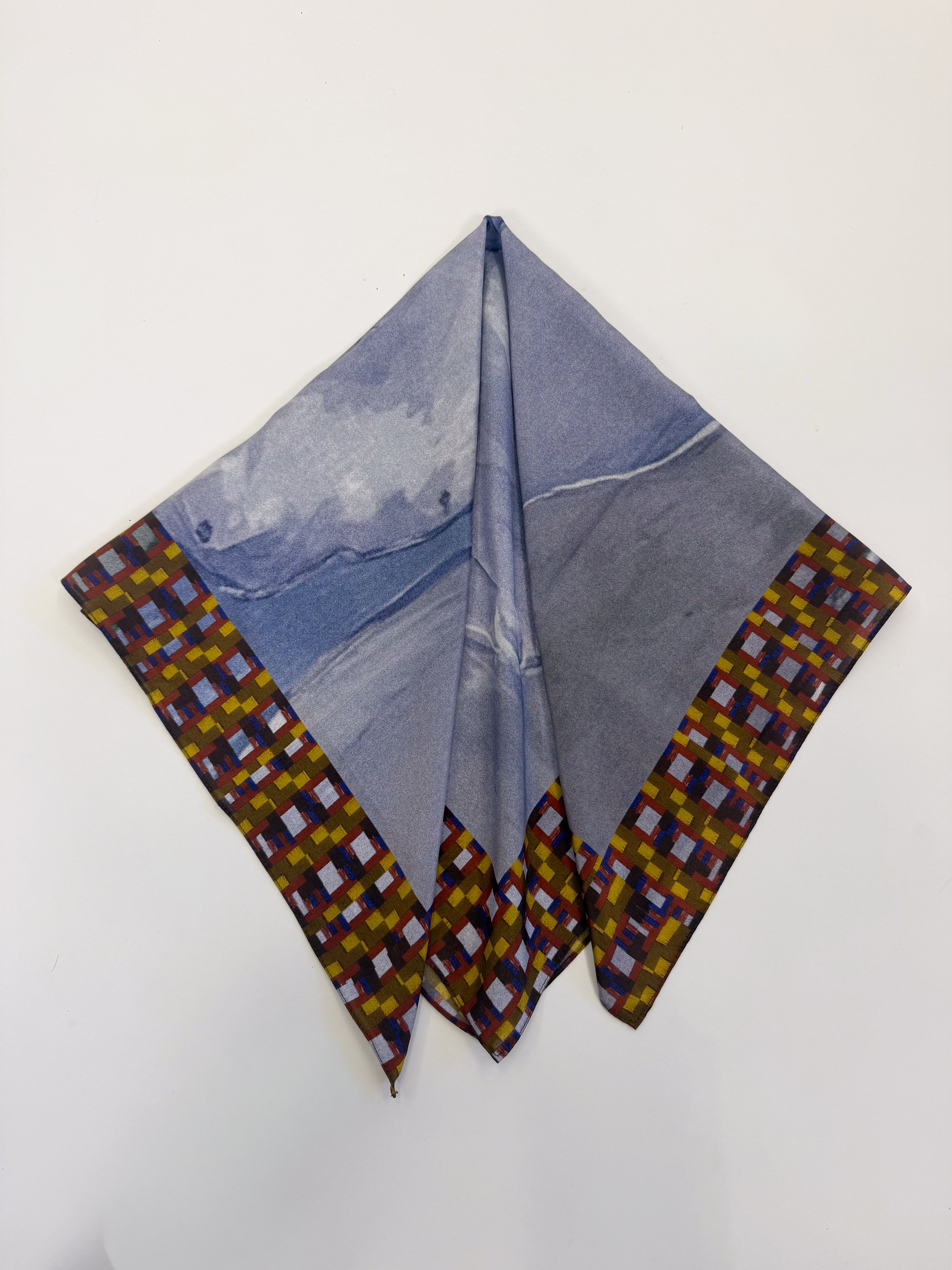 The Twins Silk Scarf