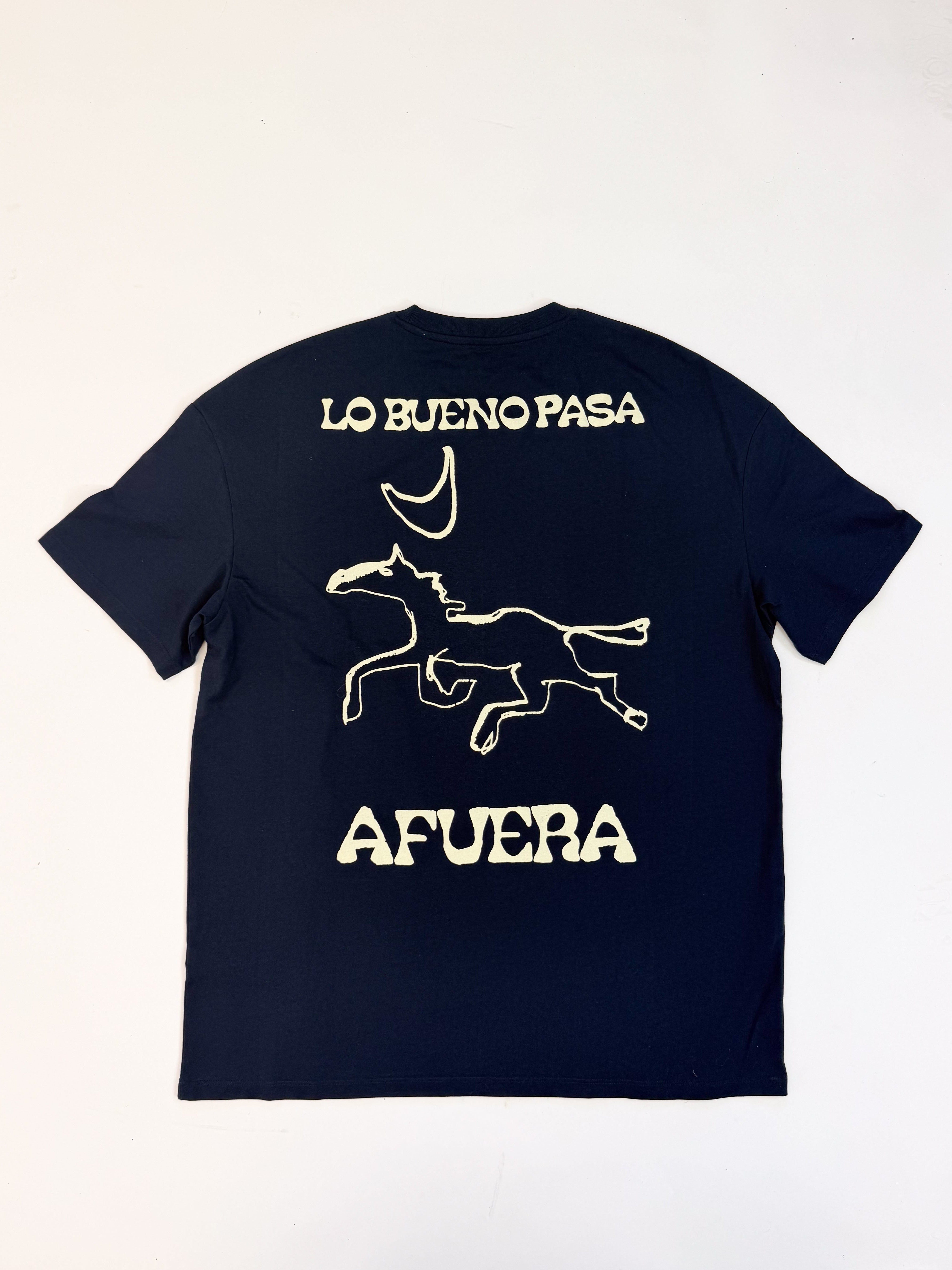 LO BUENO PASA AFUERA T-SHIRT NAVY