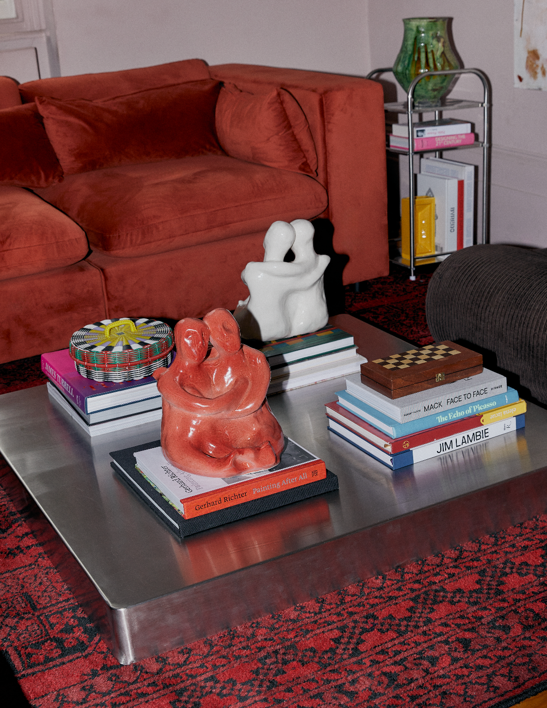Juntos Afuera Sculpture Red
