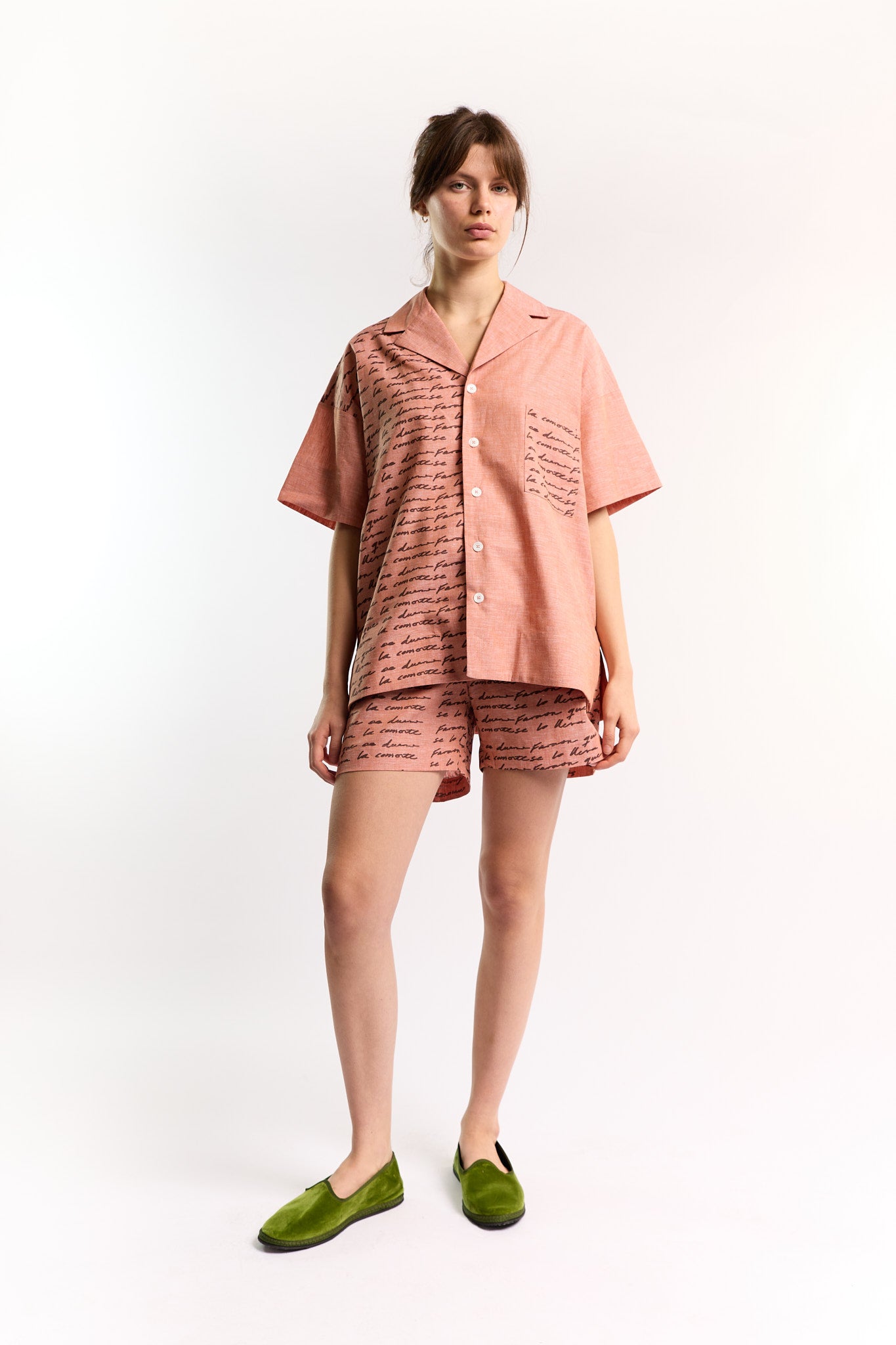 FARAON LINEN SHORT SLEEVE SHIRT