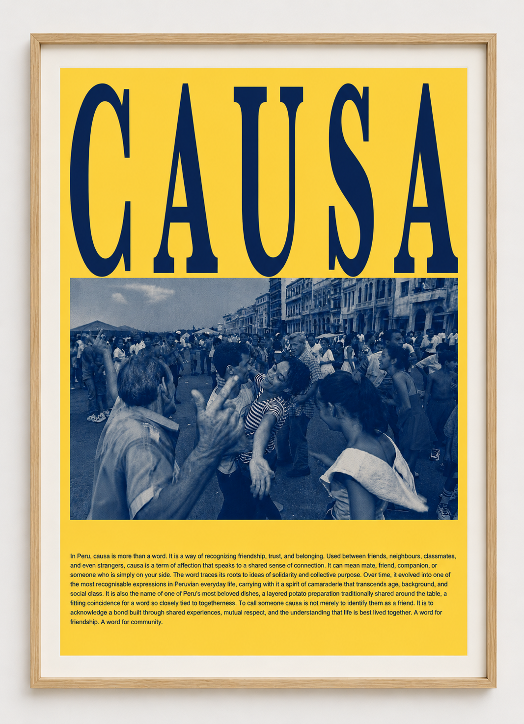 Causa Digital Print on Canvas