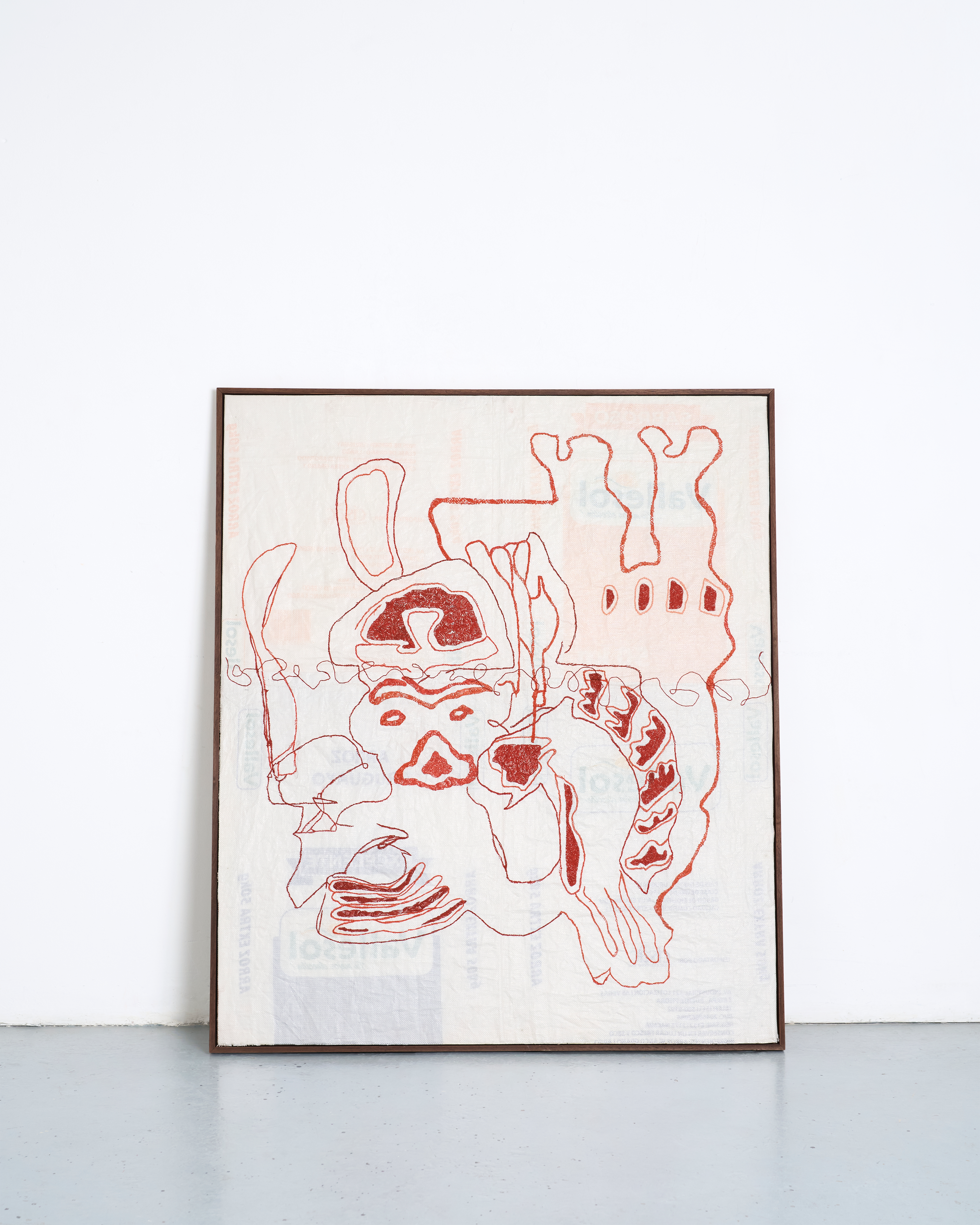 El Mago hand embroidered wall hanging